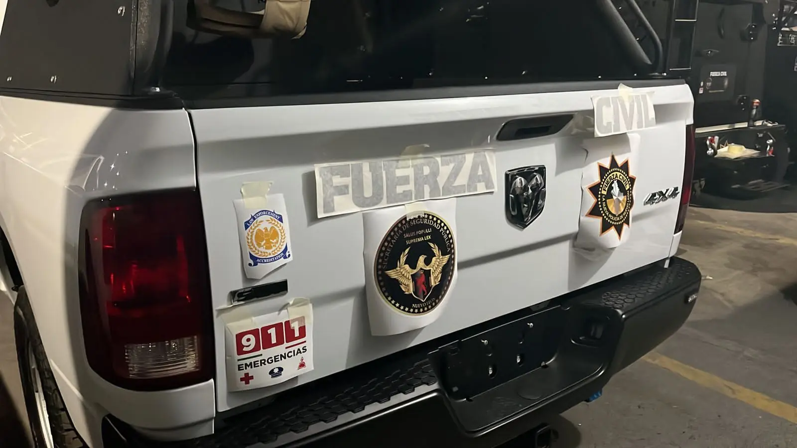 Rotulacion de flotilla Fuerza Civil Nuevo Leon - MkTing activo